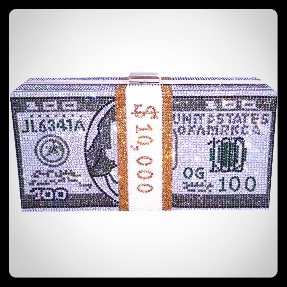 Gorgeous Dolls Crystal Rhinestone Money